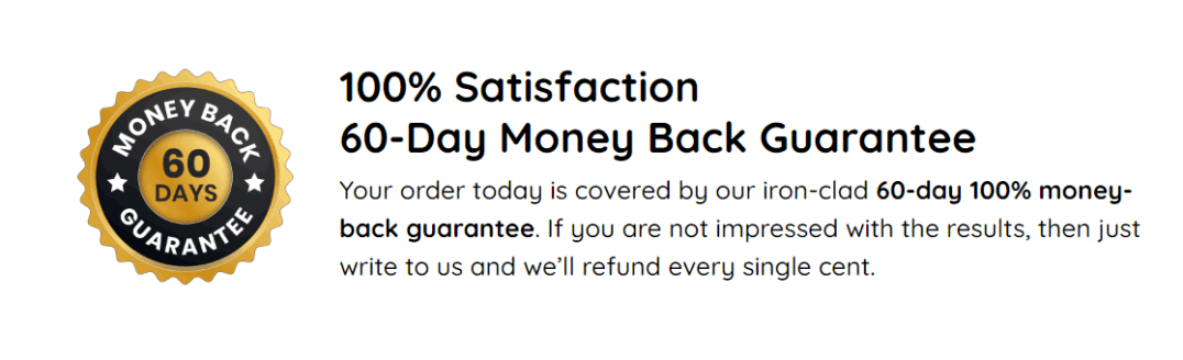 money back guarantee